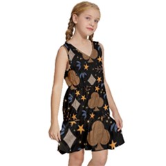 Kids  Sleeveless Tiered Mini Dress 