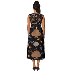 Sleeveless Round Neck Midi Dress 