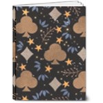 Seamless Pattern Repeat Repetition 6  x 8  Hardcover Notebook