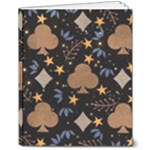 Seamless Pattern Repeat Repetition 8  x 10  Hardcover Notebook