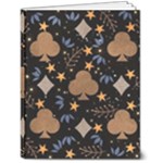 Seamless Pattern Repeat Repetition 7  x 9  Softcover Notebook