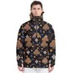 Seamless Pattern Repeat Repetition Men s Pullover Zip Ski and Snowboard Waterproof Breathable Jacket