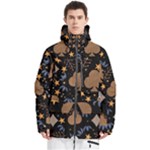 Seamless Pattern Repeat Repetition Men s Multi Pockets Zip Ski and Snowboard Waterproof Breathable Jacket
