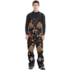 Men s Front Zip Ski And Snowboard Bib Pants 