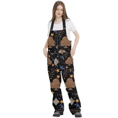 Women s Front Zip Ski And Snowboard Bib Pants 