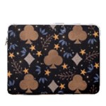 Seamless Pattern Repeat Repetition 15  Vertical Laptop Sleeve Case With Pocket
