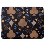 Seamless Pattern Repeat Repetition 17  Vertical Laptop Sleeve Case With Pocket