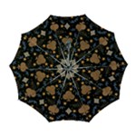 Seamless Pattern Repeat Repetition Automatic Folding Umbrella with Case (Large)