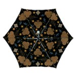 Seamless Pattern Repeat Repetition Automatic Folding Umbrella with Case (Small)