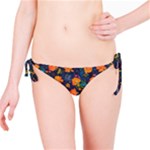 Mid Century Retro Floral 1970s 1960s Pattern 61 Bikini Bottoms