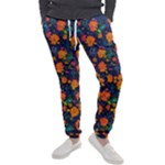 Mid Century Retro Floral 1970s 1960s Pattern 61 Men s Jogger Sweatpants