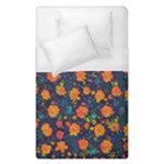 Mid Century Retro Floral 1970s 1960s Pattern 61 Duvet Cover (Single Size)