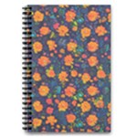 Mid Century Retro Floral 1970s 1960s Pattern 61 Notebooks