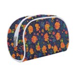 Mid Century Retro Floral 1970s 1960s Pattern 61 Make Up Case (Small)