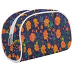 Mid Century Retro Floral 1970s 1960s Pattern 61 Make Up Case (Medium)