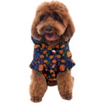 Mid Century Retro Floral 1970s 1960s Pattern 61 Dog Coat
