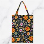 Mid Century Retro Floral 1970s 1960s Pattern 57 Classic Tote Bag