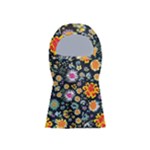Mid Century Retro Floral 1970s 1960s Pattern 57 Balaclava Face Mask