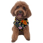 Mid Century Retro Floral 1970s 1960s Pattern 57 Dog Sweater