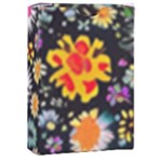 Mid Century Retro Floral 1970s 1960s Pattern 57 Playing Cards Single Design (Rectangle) with Custom Box