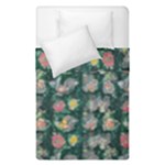 Mid Century Retro Floral 1970s 1960s Pattern 62 Duvet Cover Double Side (Single Size)