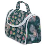 Mid Century Retro Floral 1970s 1960s Pattern 62 Satchel Handbag