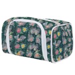Mid Century Retro Floral 1970s 1960s Pattern 62 Toiletries Pouch
