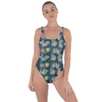 Mid Century Retro Floral 1970s 1960s Pattern 62 Bring Sexy Back Swimsuit