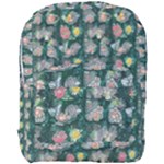 Mid Century Retro Floral 1970s 1960s Pattern 62 Full Print Backpack