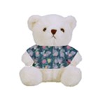 Mid Century Retro Floral 1970s 1960s Pattern 62 Full Print Tee for Cuddly Teddy Bear