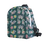 Mid Century Retro Floral 1970s 1960s Pattern 62 Kids  Age 2-4 Lightweight Preschool Backpack