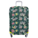 Mid Century Retro Floral 1970s 1960s Pattern 62 Luggage Cover (Medium)