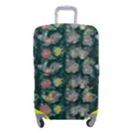Mid Century Retro Floral 1970s 1960s Pattern 62 Luggage Cover (Small)