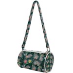 Mid Century Retro Floral 1970s 1960s Pattern 62 Mini Cylinder Bag