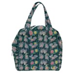 Mid Century Retro Floral 1970s 1960s Pattern 62 Boxy Hand Bag