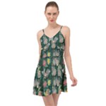 Mid Century Retro Floral 1970s 1960s Pattern 62 Summer Time Chiffon Dress