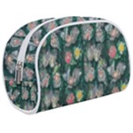 Mid Century Retro Floral 1970s 1960s Pattern 62 Make Up Case (Medium)