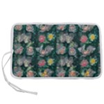 Mid Century Retro Floral 1970s 1960s Pattern 62 Pen Storage Case (S)