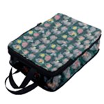 Mid Century Retro Floral 1970s 1960s Pattern 62 Full Print Foldable Shoe Storage Bag