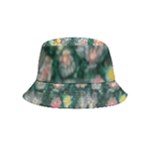 Mid Century Retro Floral 1970s 1960s Pattern 62 Bucket Hat (Kids)