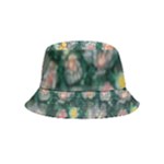 Mid Century Retro Floral 1970s 1960s Pattern 62 Inside Out Bucket Hat (Kids)