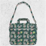 Mid Century Retro Floral 1970s 1960s Pattern 62 MacBook Pro 13  Shoulder Laptop Bag 
