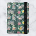 Mid Century Retro Floral 1970s 1960s Pattern 62 Microfiber PU Leather Passport Holder