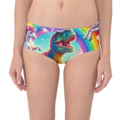Mid-Waist Bikini Bottoms 