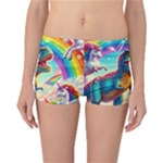 T-REX and unicorns Reversible Boyleg Bikini Bottoms