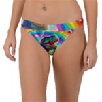 T-REX and unicorns Band Bikini Bottoms