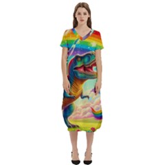 T-Shirt Midi Dress With Pockets 