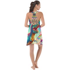 Show Some Back Chiffon Dress 