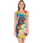 TRex/unicorns Bodycon Dress