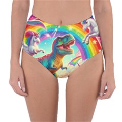 Reversible High-Waist Bikini Bottoms 